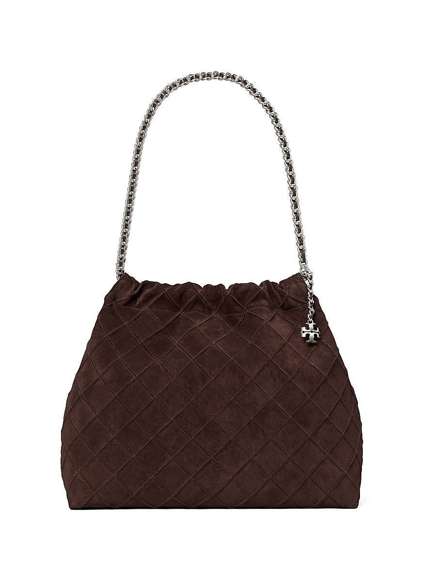 Large Fleming Suede Hobo Bag