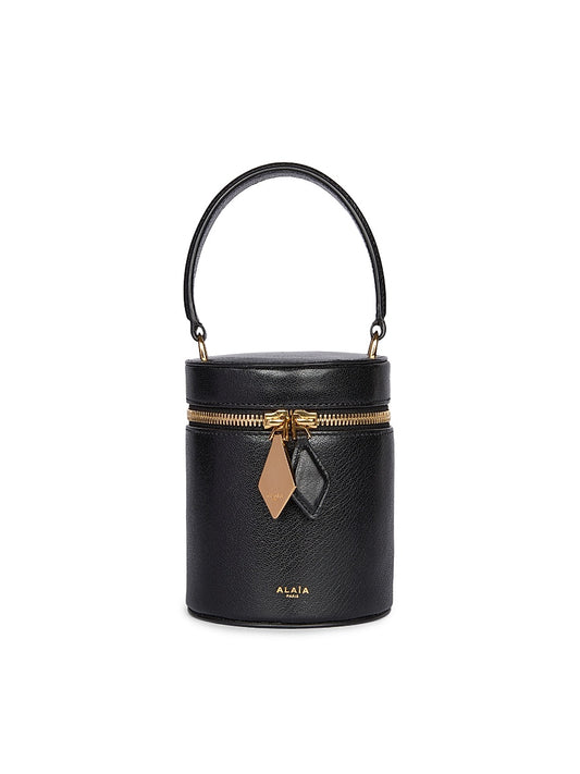 Cylindre Leather Vanity Case