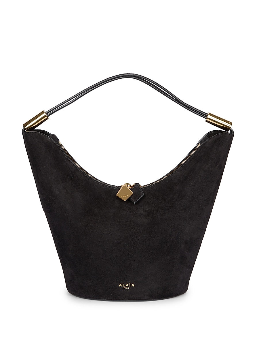 Small Shape Leather Top Handle Bag