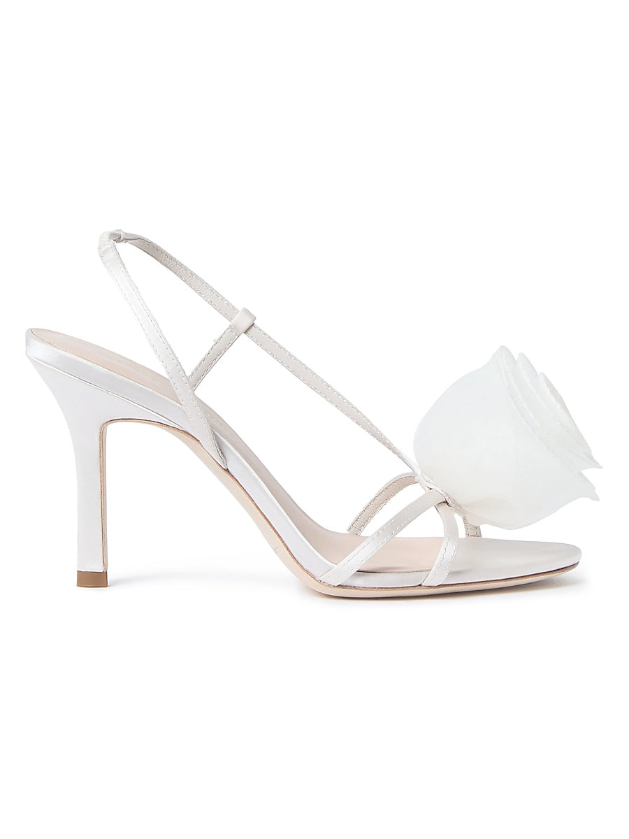 Steph Organza Rosette 100MM Stiletto Sandals