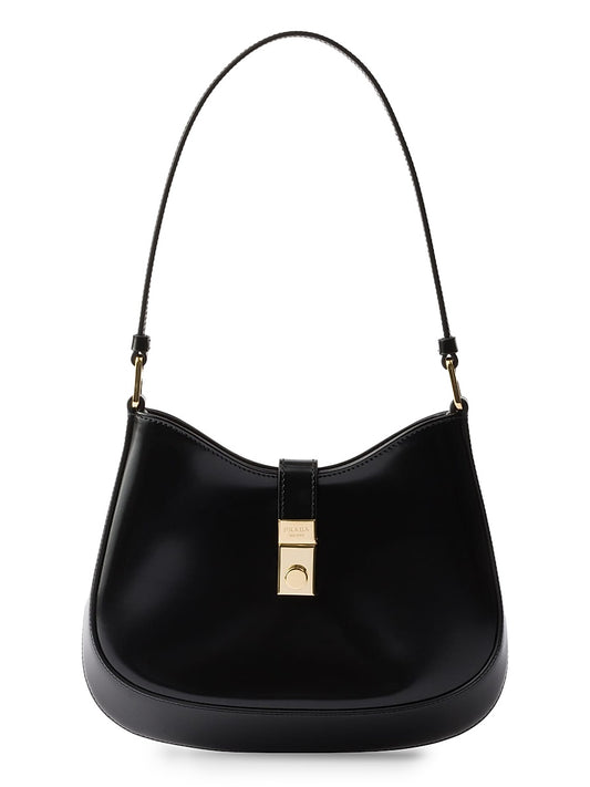 Cleo Brushed Leather Shoulder Bag