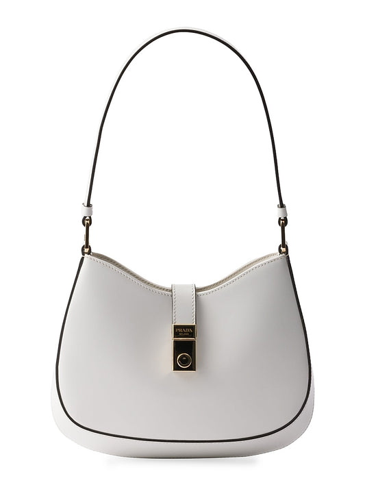 Cleo Brushed Leather Shoulder Bag