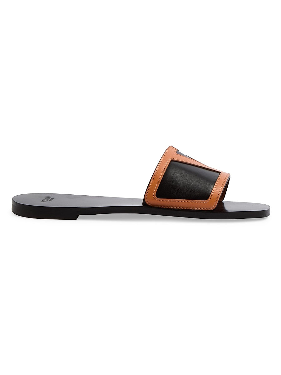 Viva Superstar Slide Sandals in Nappa Leather