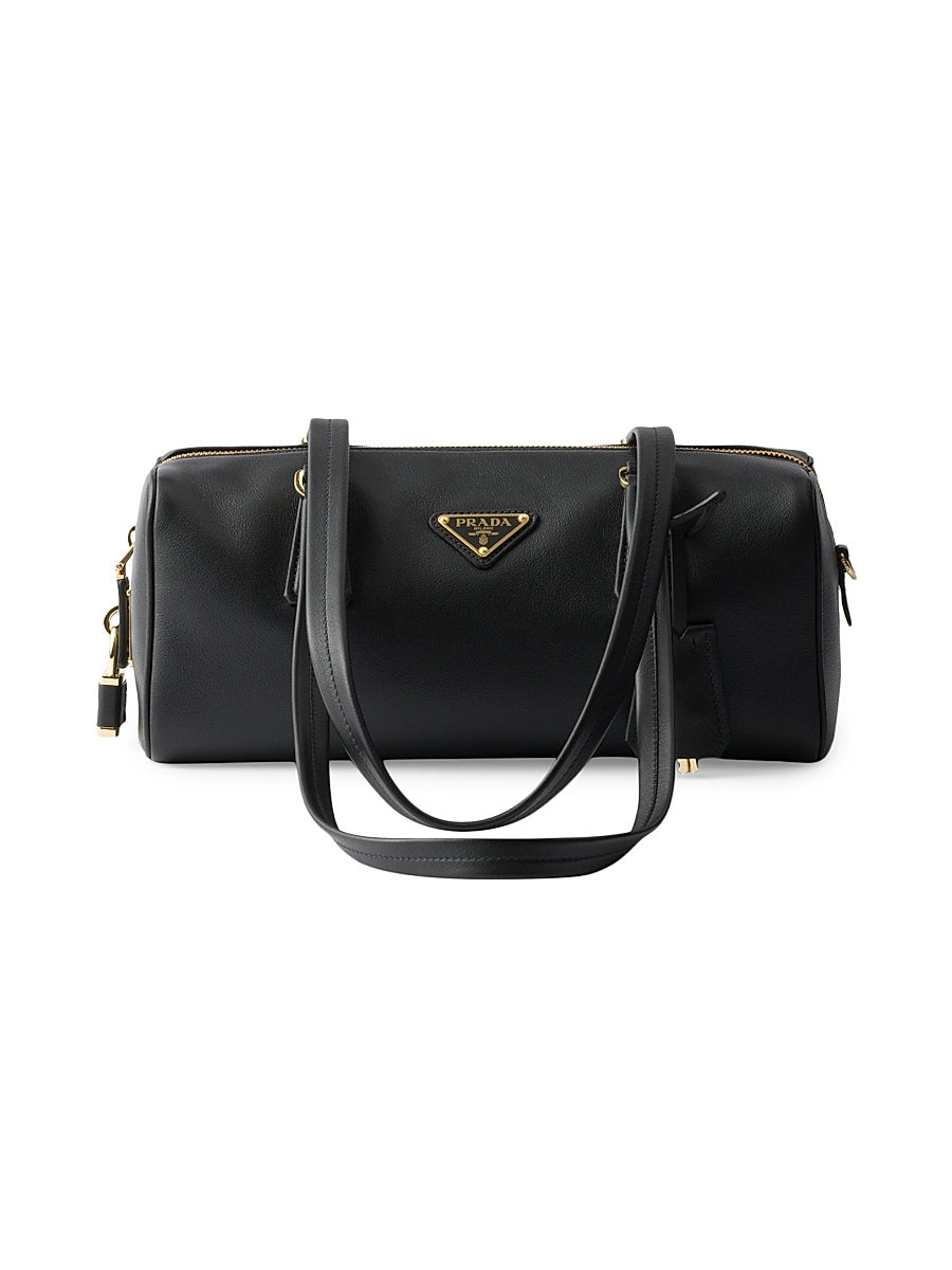 Medium Leather Top-Handle Bag