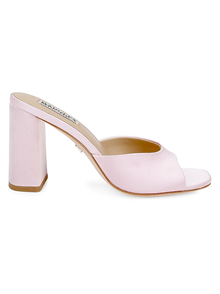 Cadence 85MM Satin Slip-On Sandals