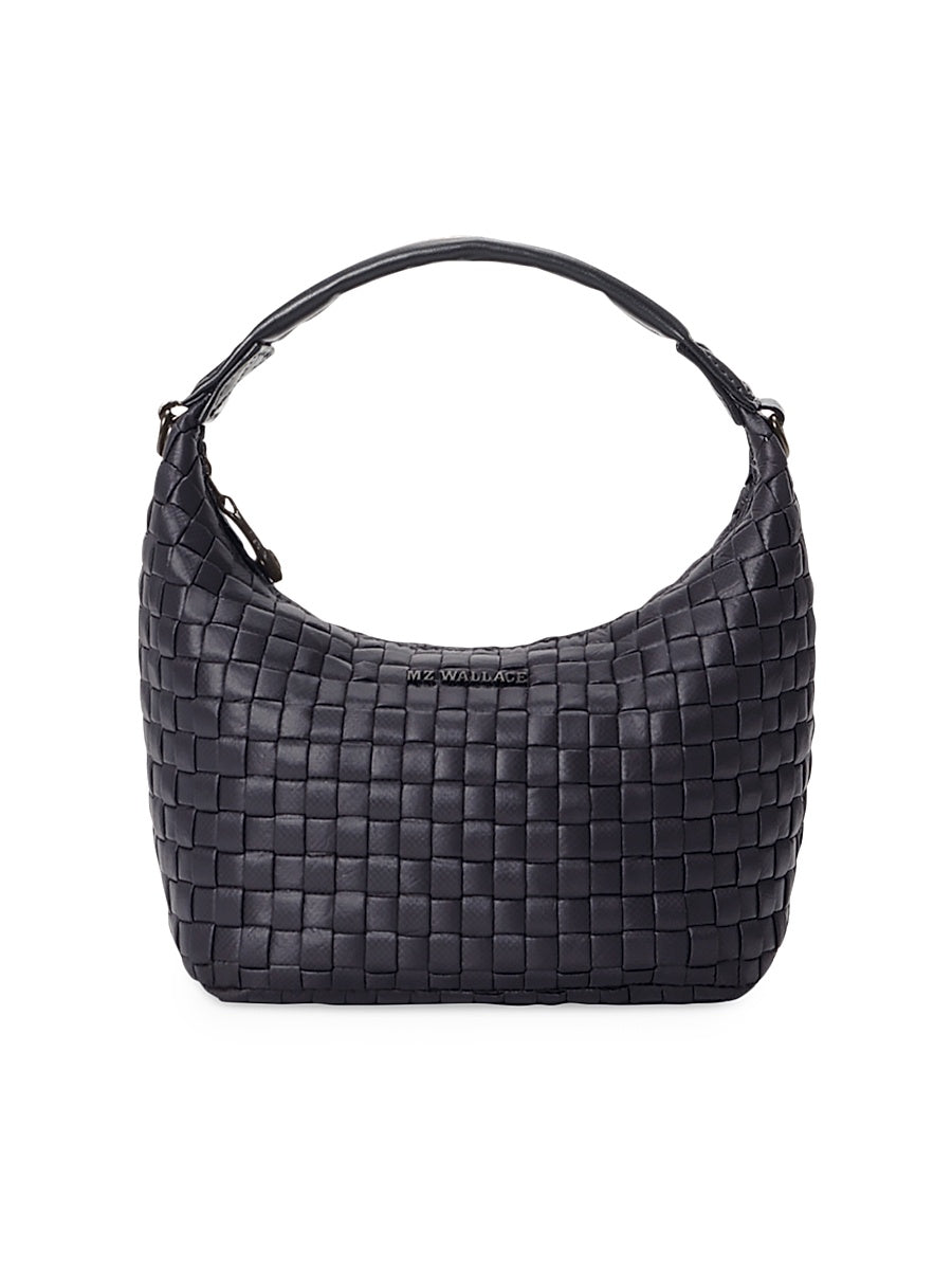 Mini Woven Hobo Bag