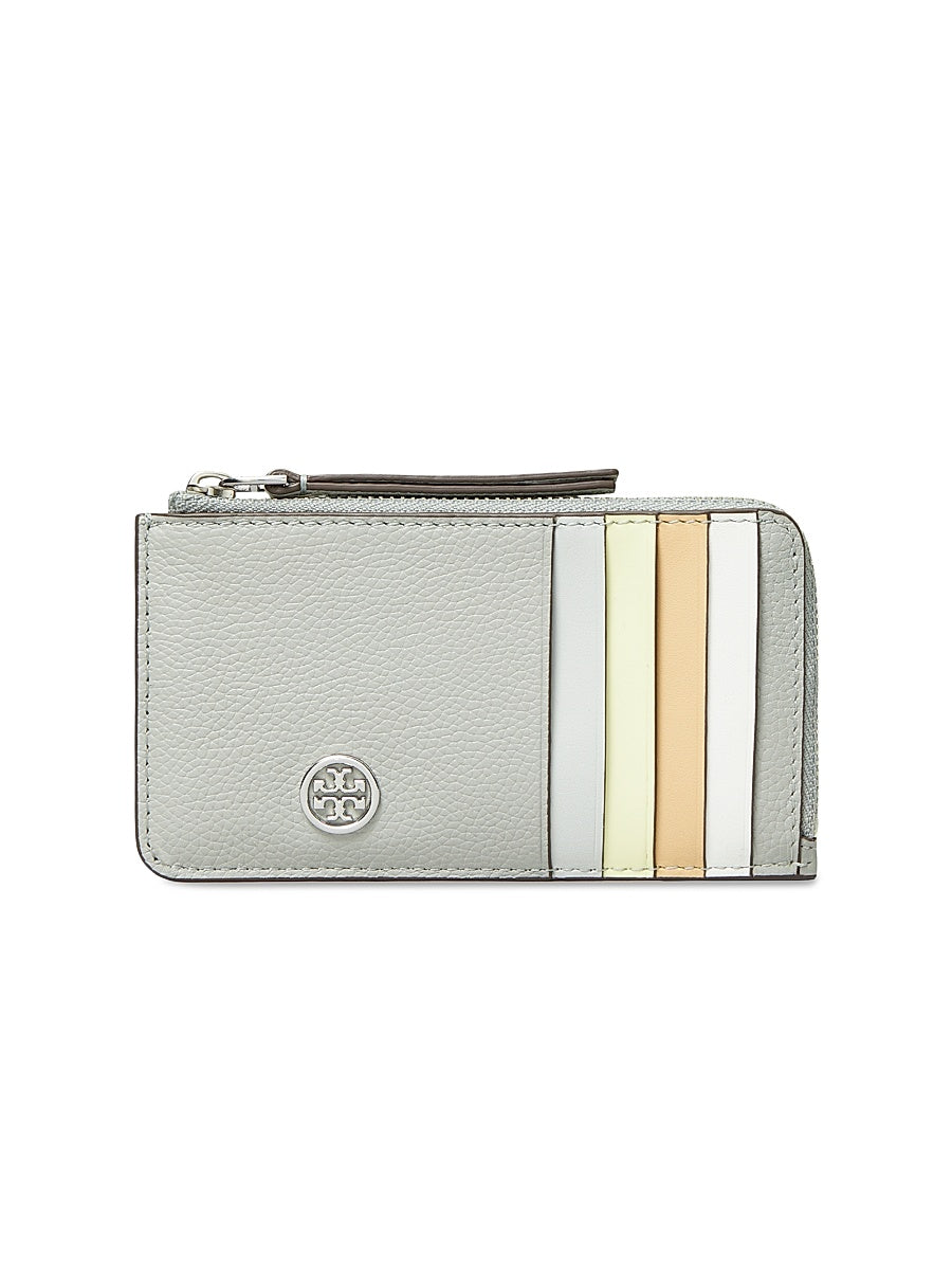 Robinson Pebbeled Leather Zip Card Case