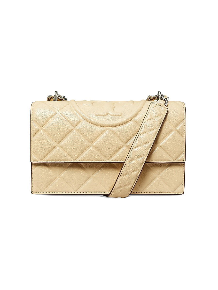 Small Fleming Quilted Leather Shoulder Bag
