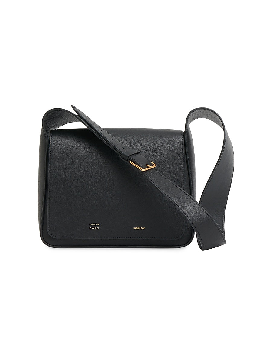 Box Leather Shoulder Bag