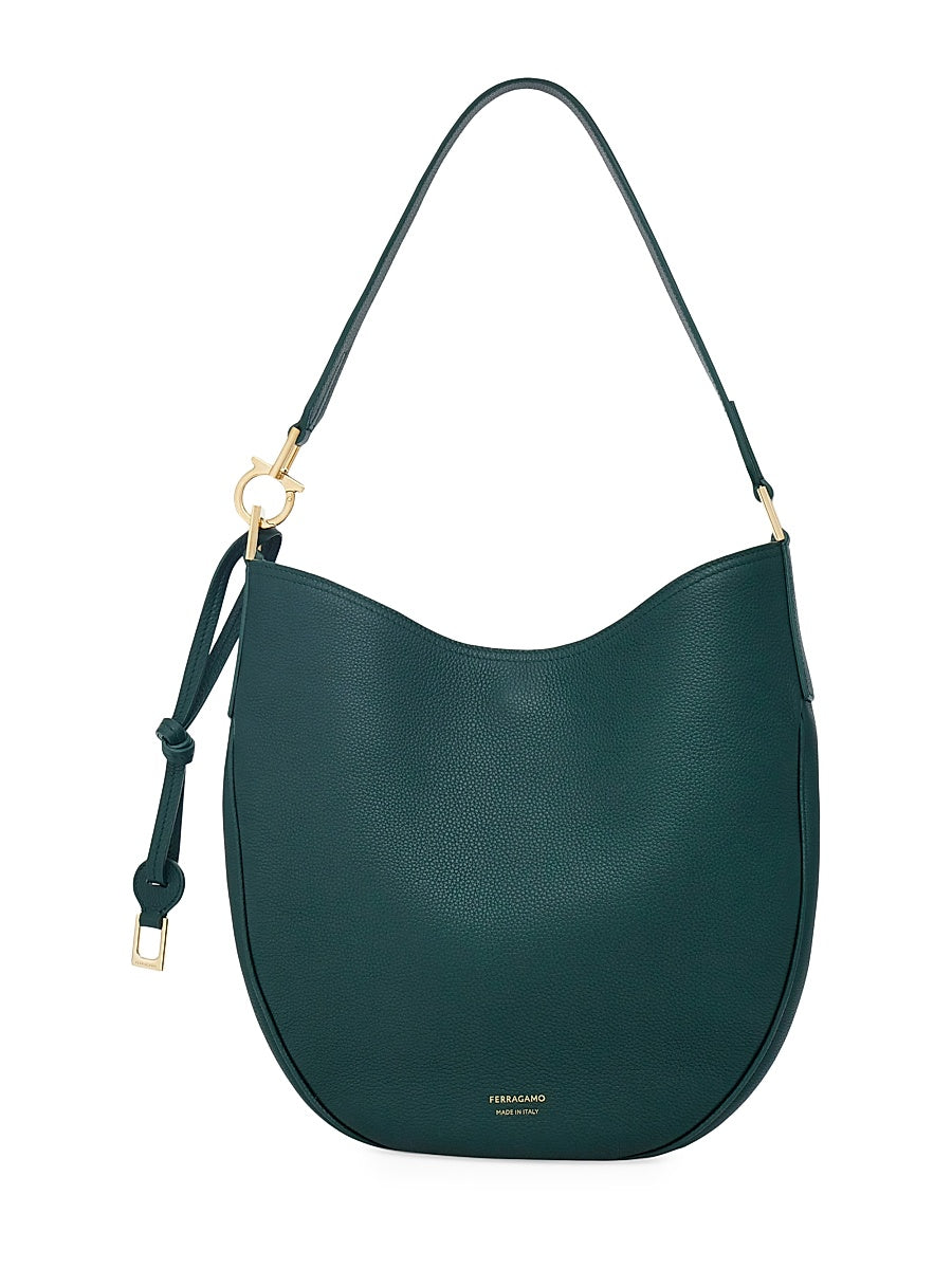 Smile Leather Hobo Bag