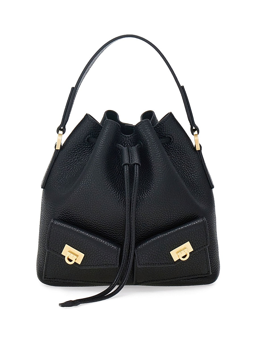 Leather Bucket Bag