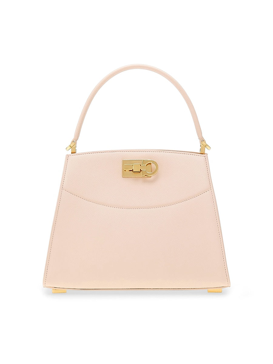 Studio Box Leather Top Handle Bag