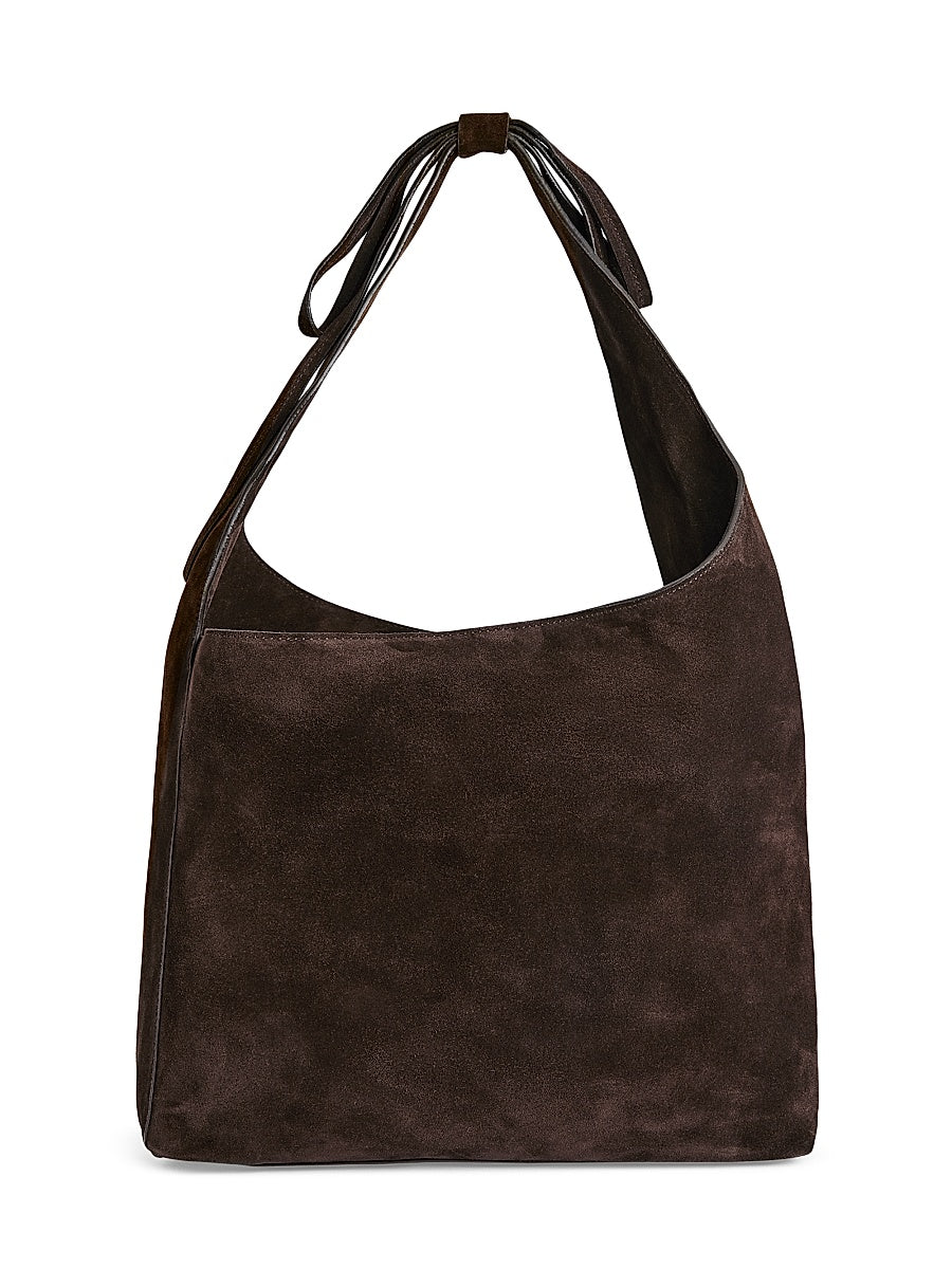 Medium Vittoria Suede Hobo Bag