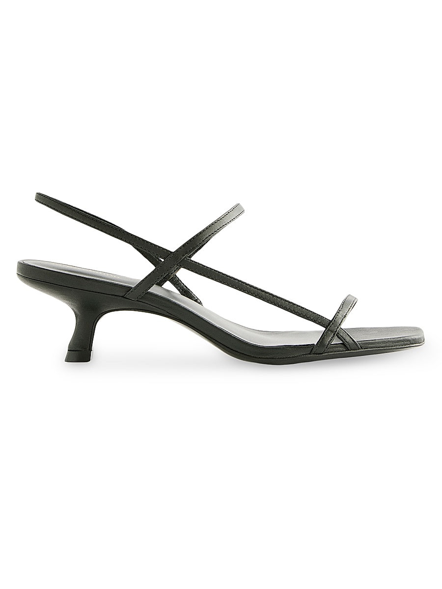 Serenity Bare 50MM Leather Slingback Sandals