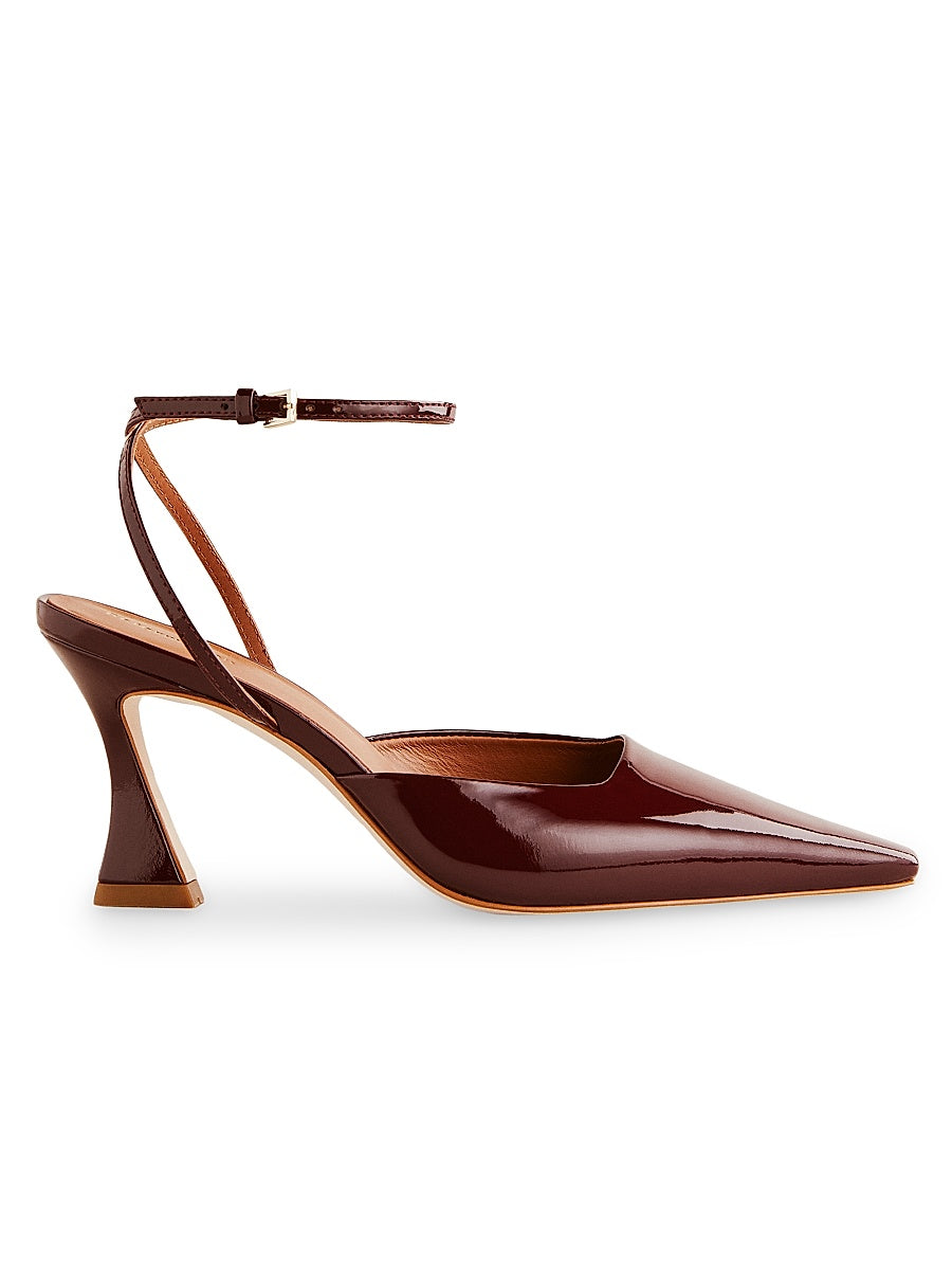 Natasha 75MM Patent Leather Pumps