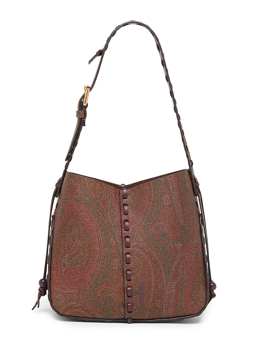Paisley Canvas Shoulder Bag