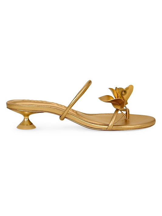 Cosette 35MM Metallic Leather Sandals