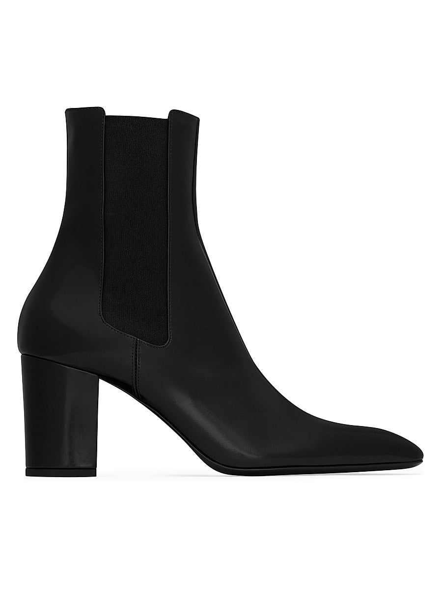 Betty Chelsea Boots in Glazed Leather