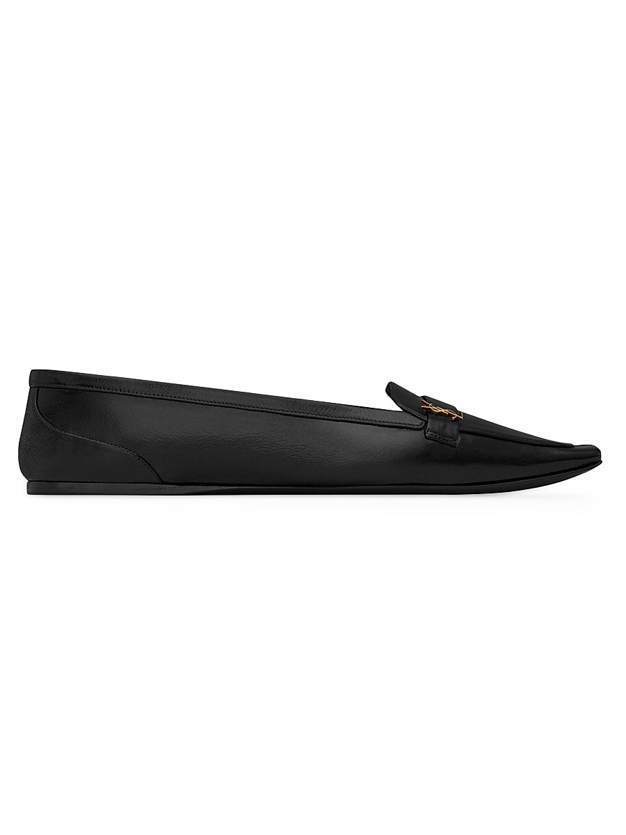 Poppy Ballerinas in Smooth Leather