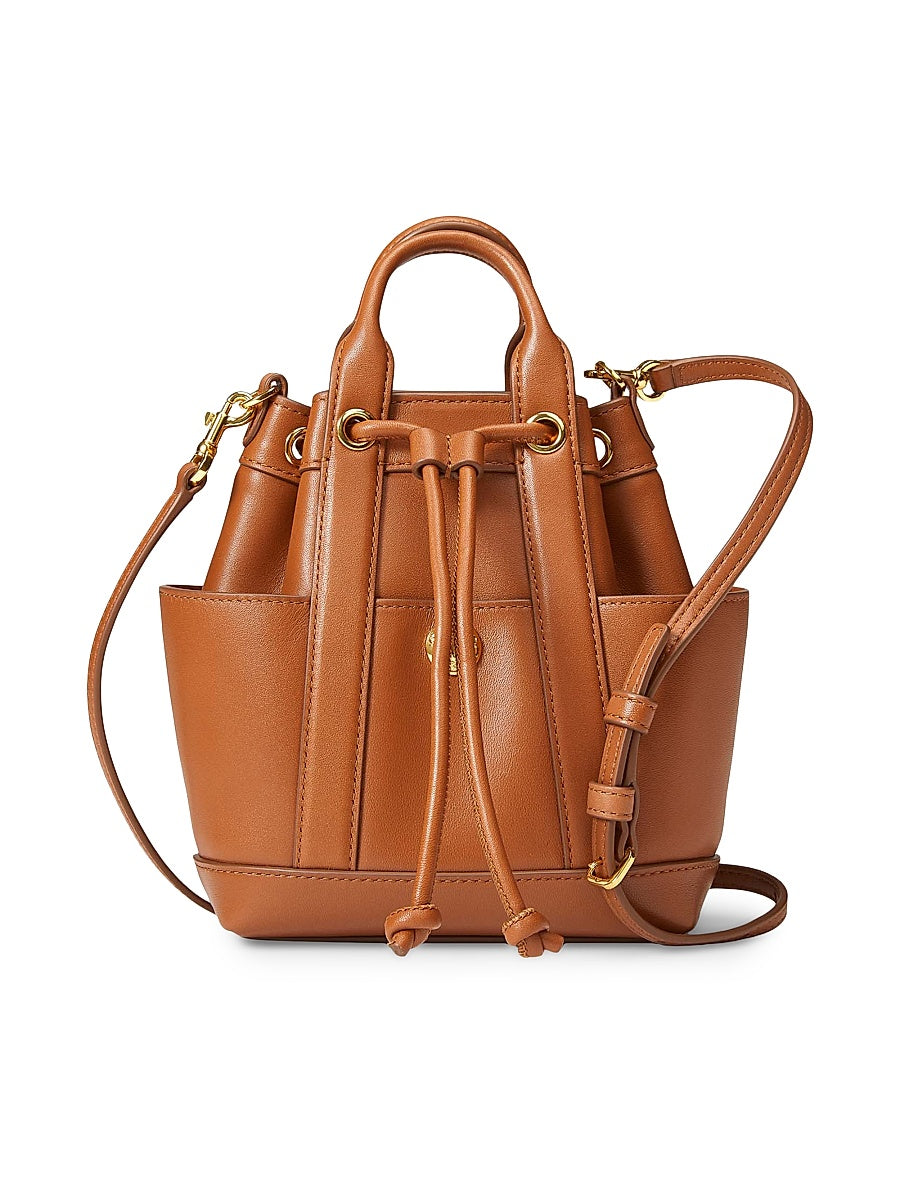Mini Goody Leather Bucket Bag
