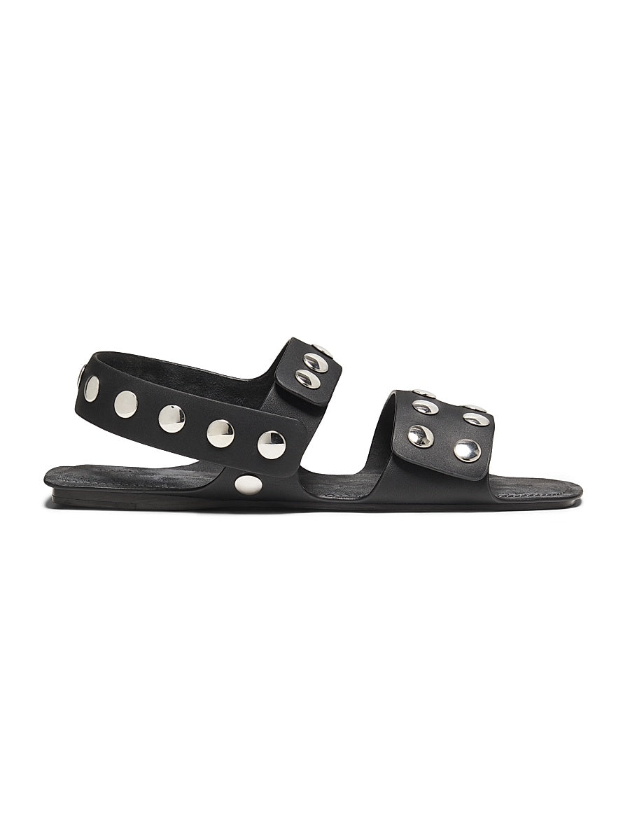 Boden Leather Studded Sandals
