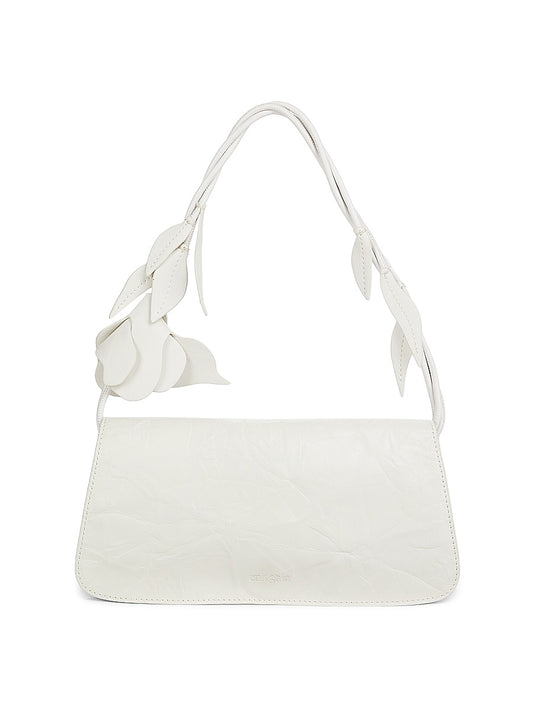 Cosette Leaf Strap Leather Shoulder Bag