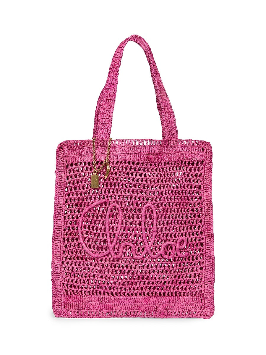 Summer Banana Logo Crocheted Tote Bag
