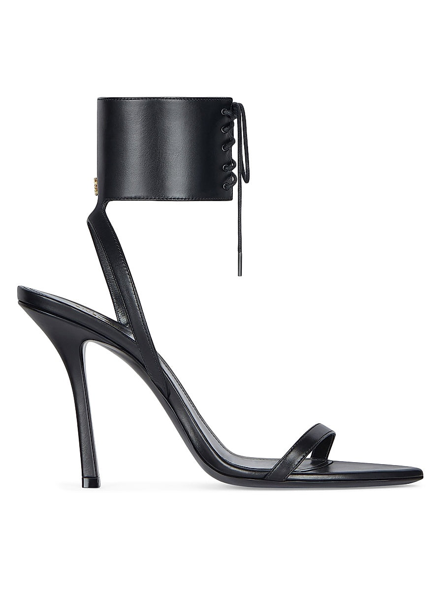 4G Liquid Lace-Up Heeled Sandals