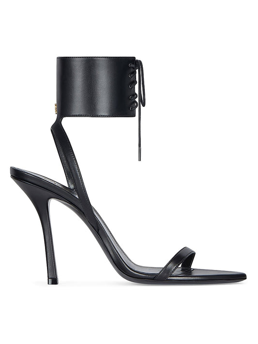 4G Liquid Lace-Up Heeled Sandals
