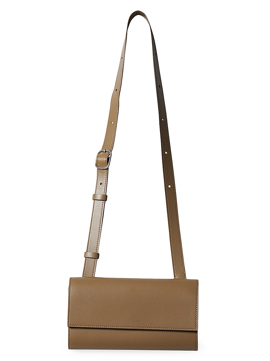 Leather Belt Flap Bag