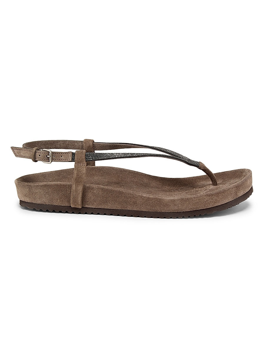 Monili Strappy Leather Sandals