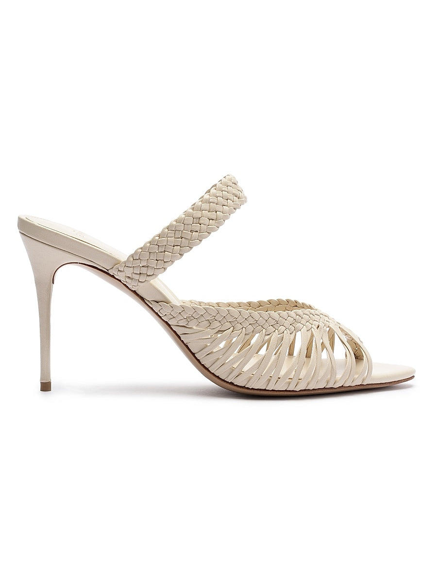 Agatha 85MM Braided Leather Sandals