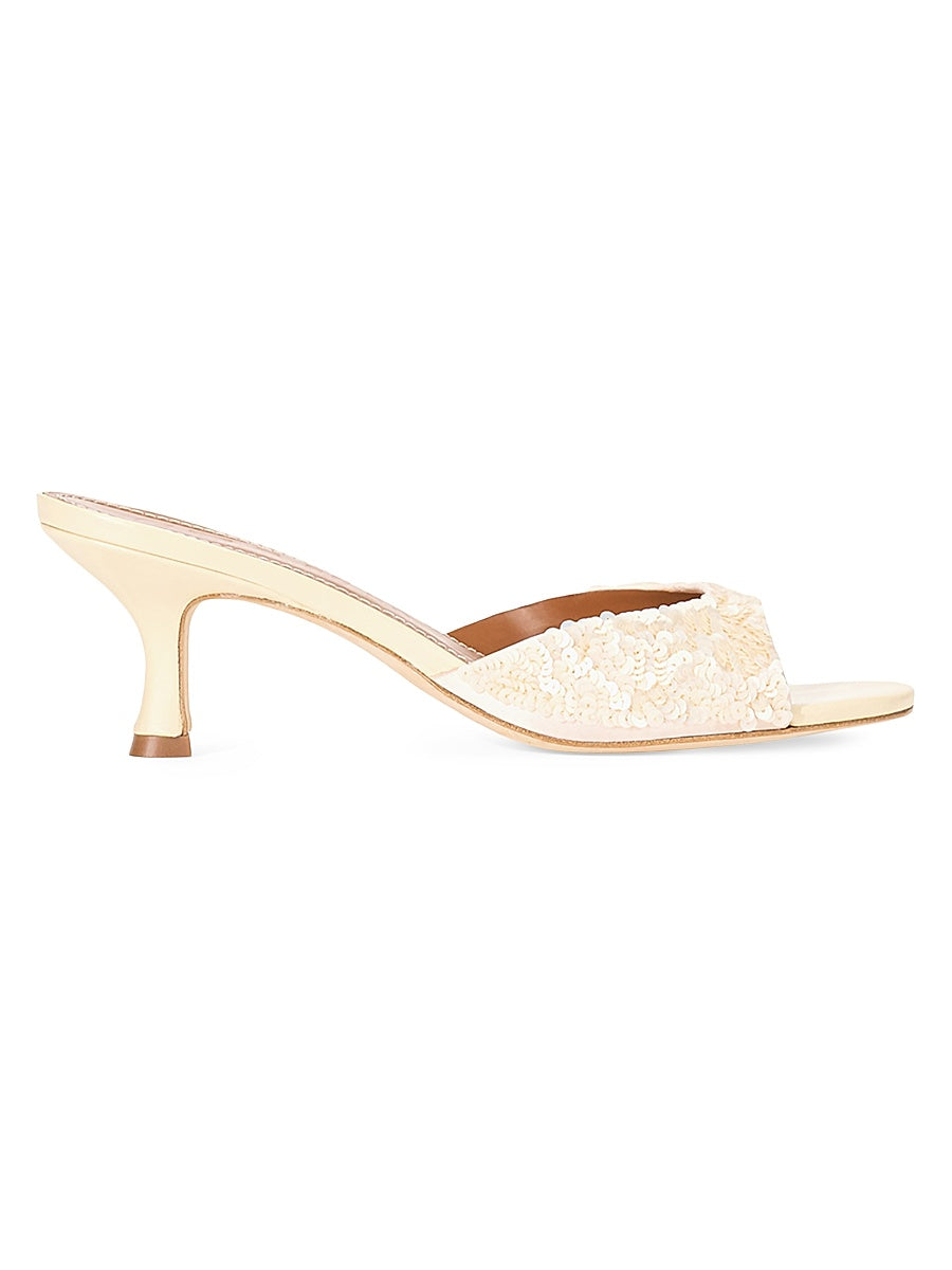 Brigitte 55MM Sequin Sandals