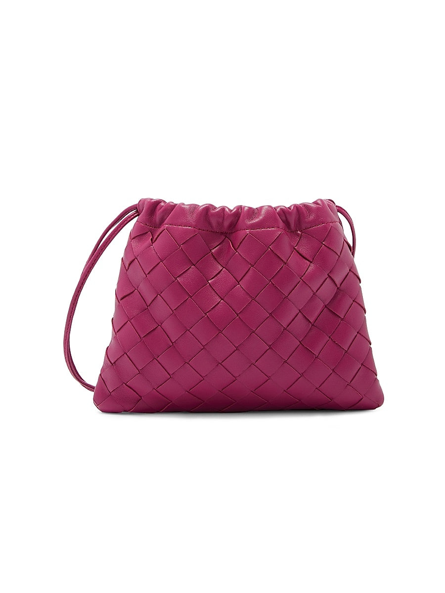 Small Dustbag Intrecciato Leather Shoulder Bag