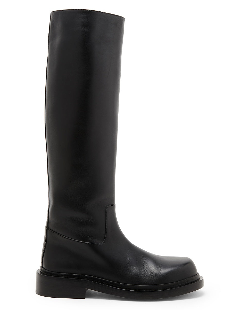Leather Knee-High Boots