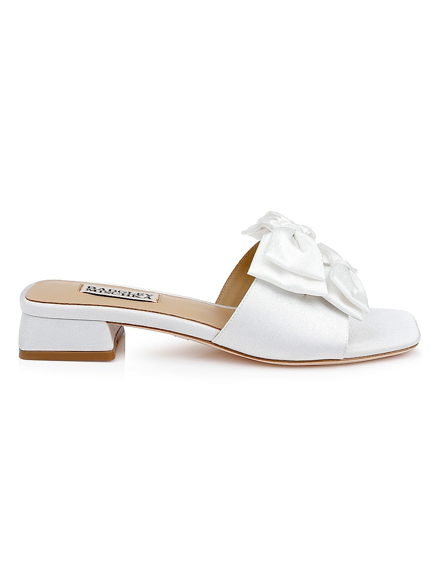 Giorgia 25MM Bow-Detailed Crepe Sandals