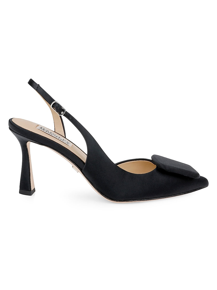 Graciella 80MM Satin Slingback Pumps
