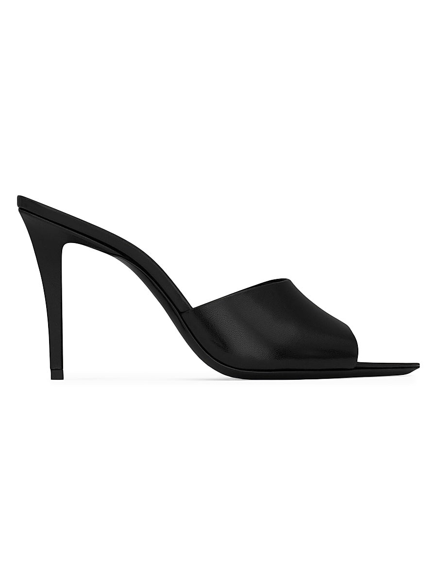 Romy Mules in Smooth Leather
