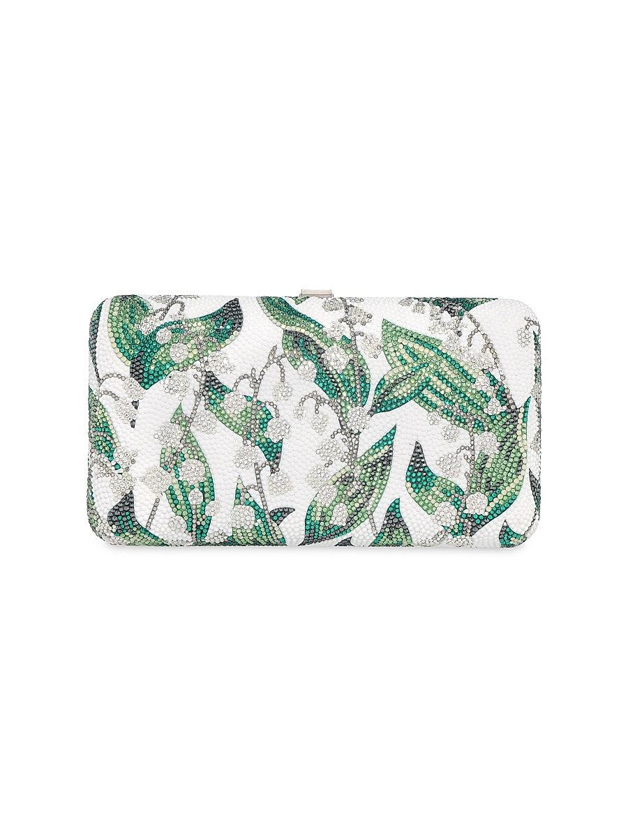 Embellished Rectangle Box Clutch