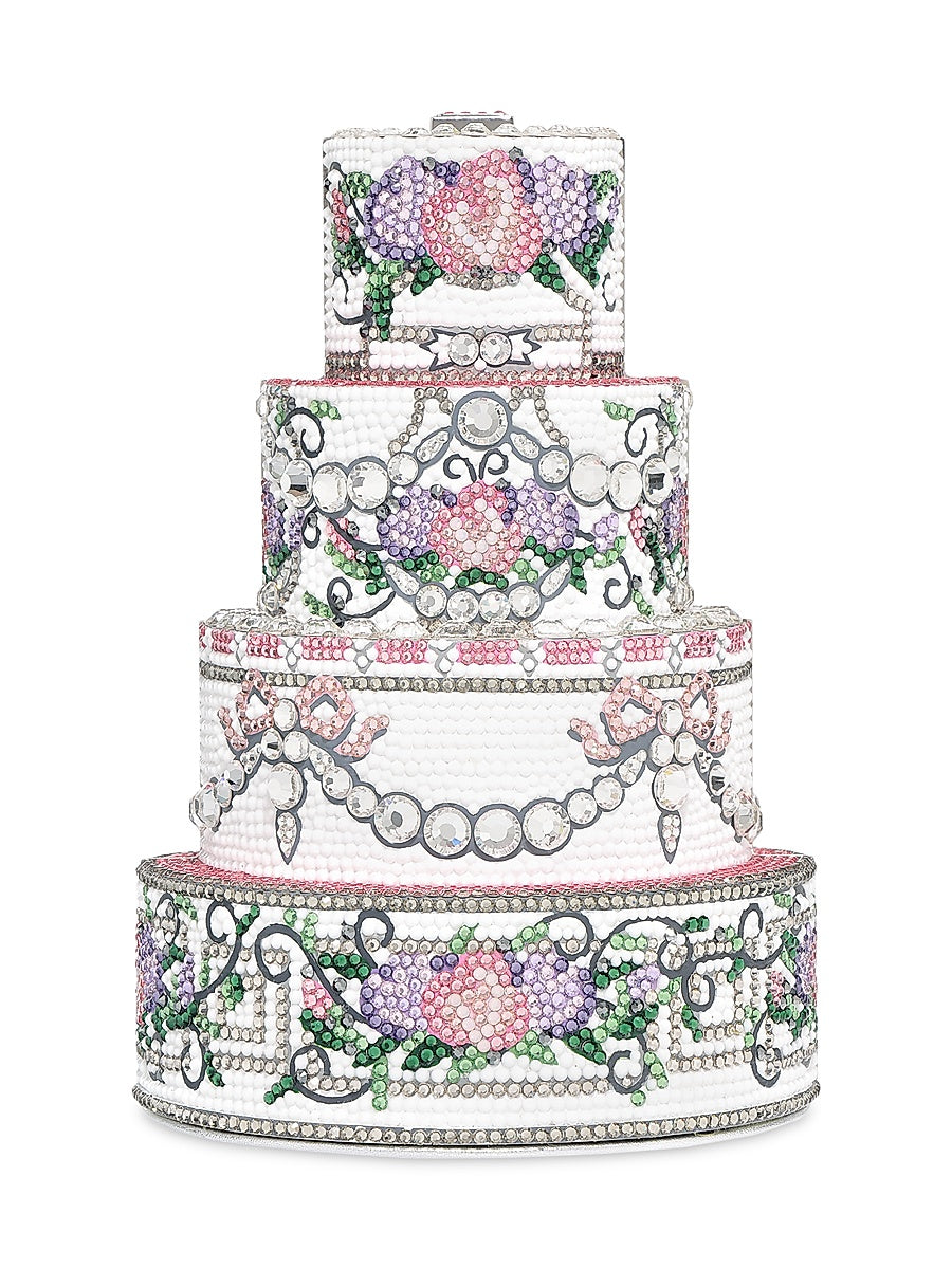 Tiered Cake Embellished Clutch