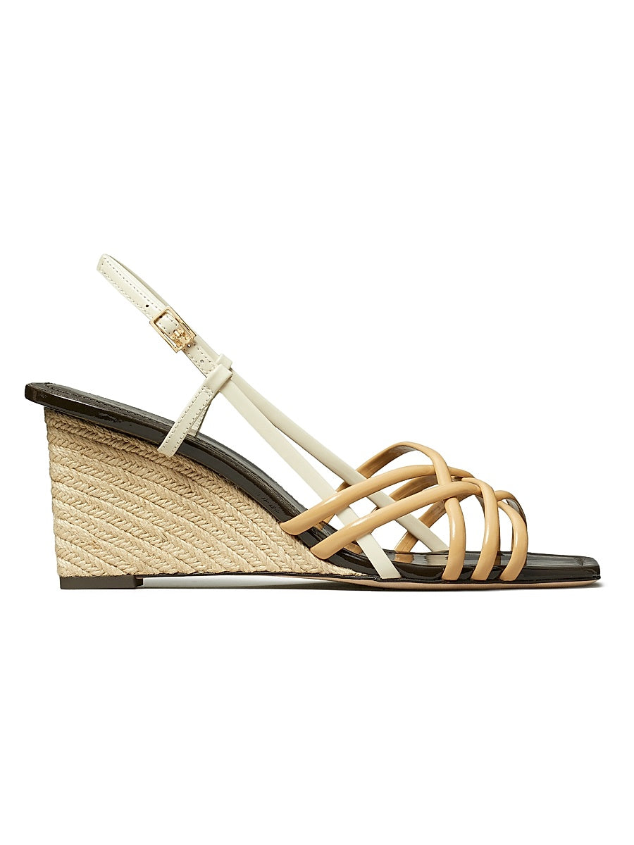 Multi Strap 75MM Wedge Sandals