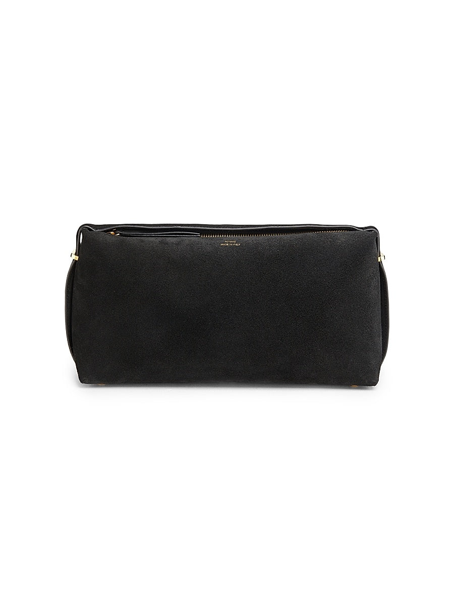 Suede Convertible Clutch