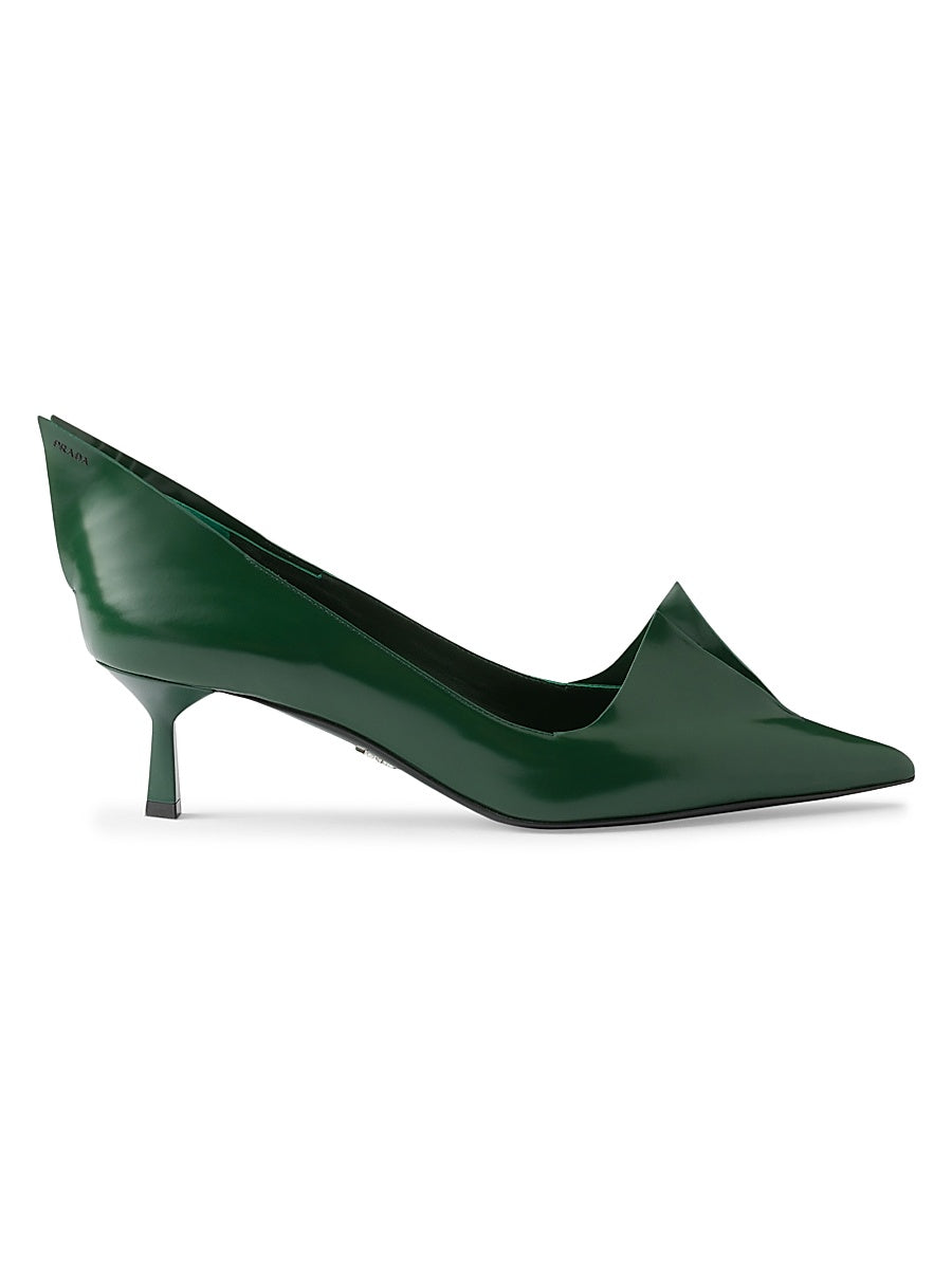 Brushed 55MM Leather Pumps
