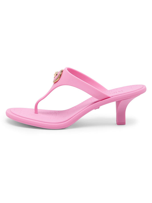 55MM Medusa Baroque Kitten-Heel Sandals