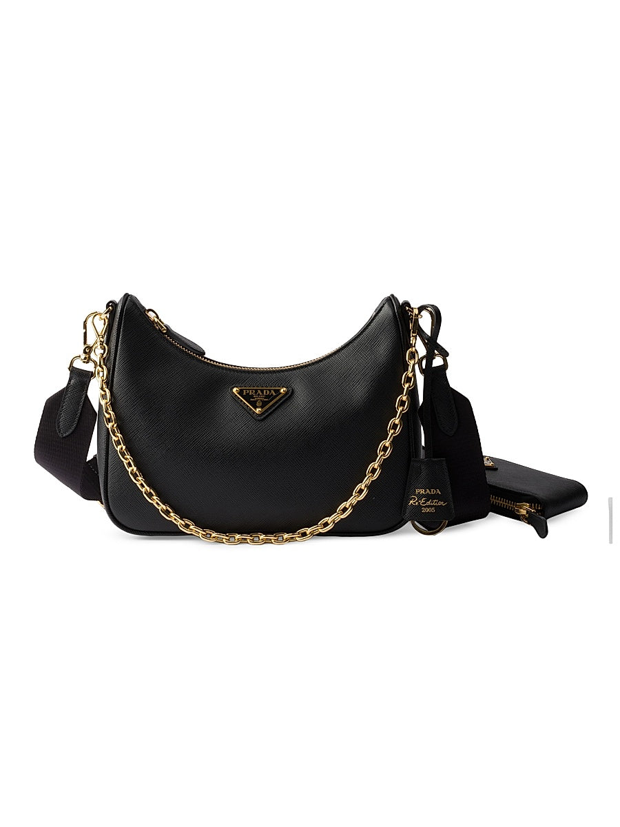 Re-Edition 2005 Saffiano Leather Shoulder Bag