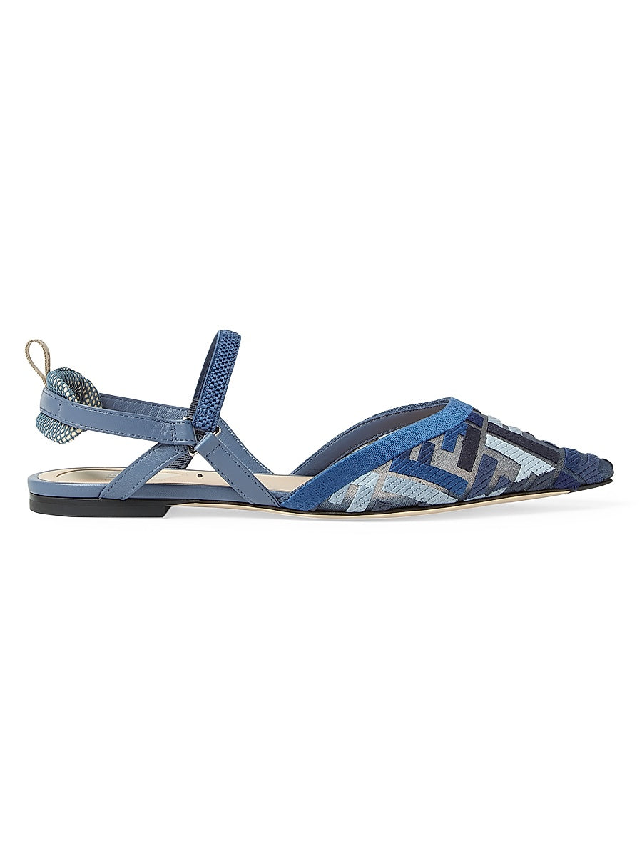 Colibri FF Logo Slingback Flats