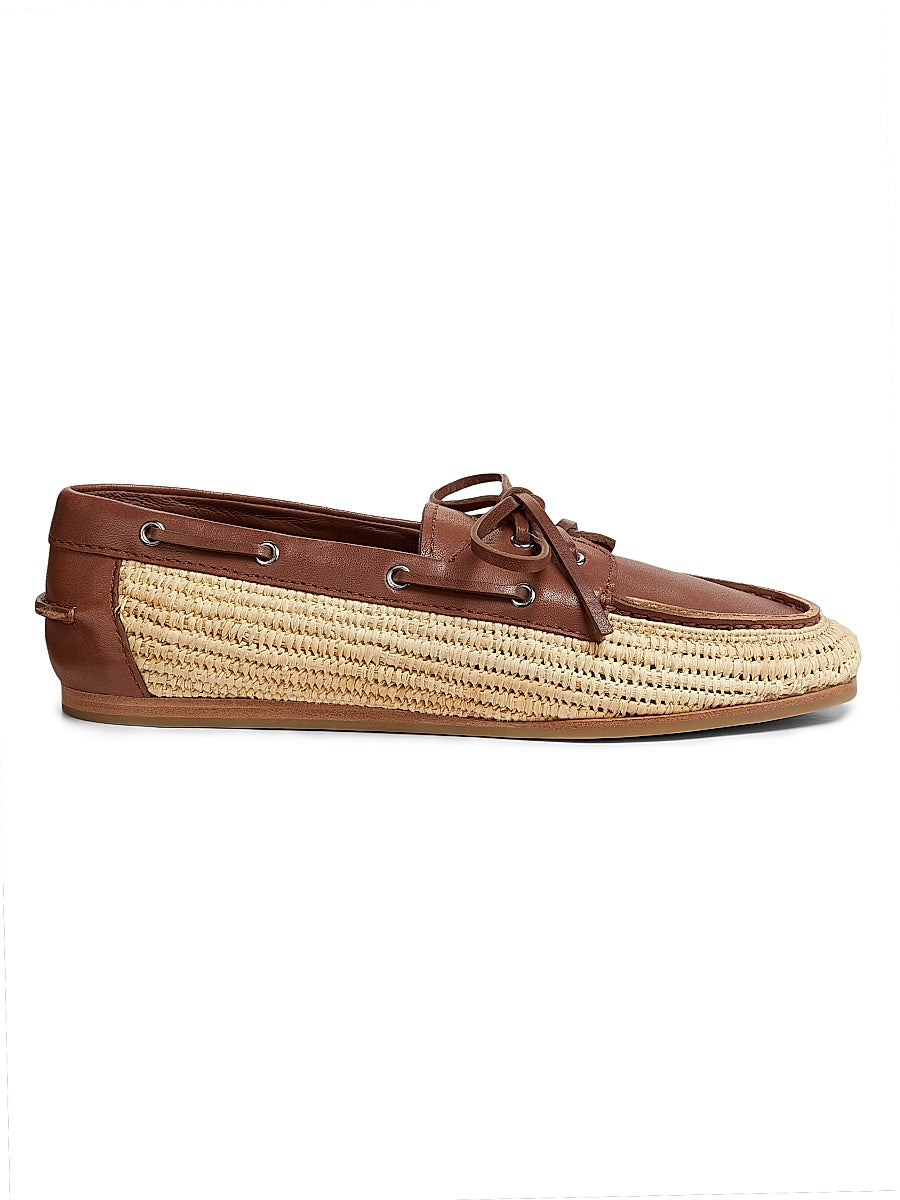 Danner Raffia &amp; Leather Boat Shoes