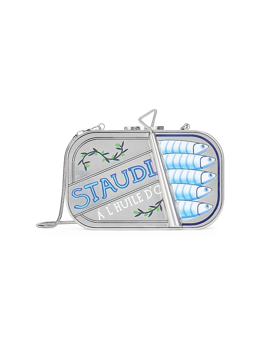 Staudines Graphic Tin Clutch