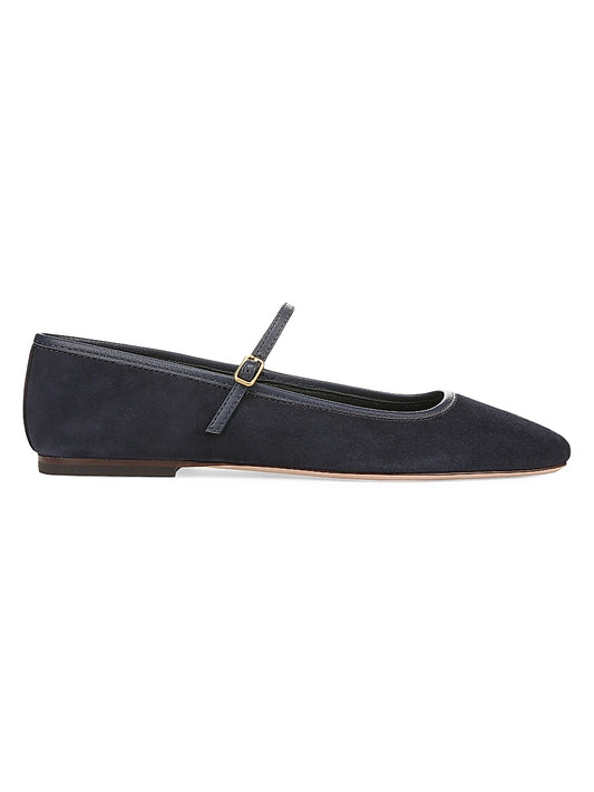 &#8203;Ellie Suede Mary Jane Flats