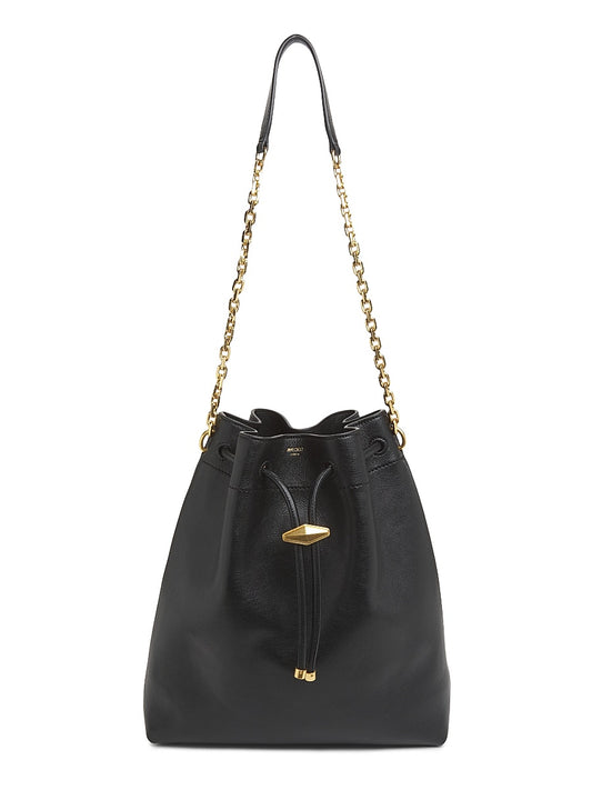 Cinch Leather Bucket Shoulder Bag